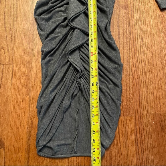 Givenchy Ruffle-Front Ruched Jersey Dress size 38 - Picture 12 of 14